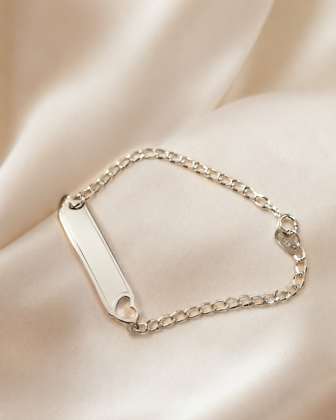 Pulseira coração infantil